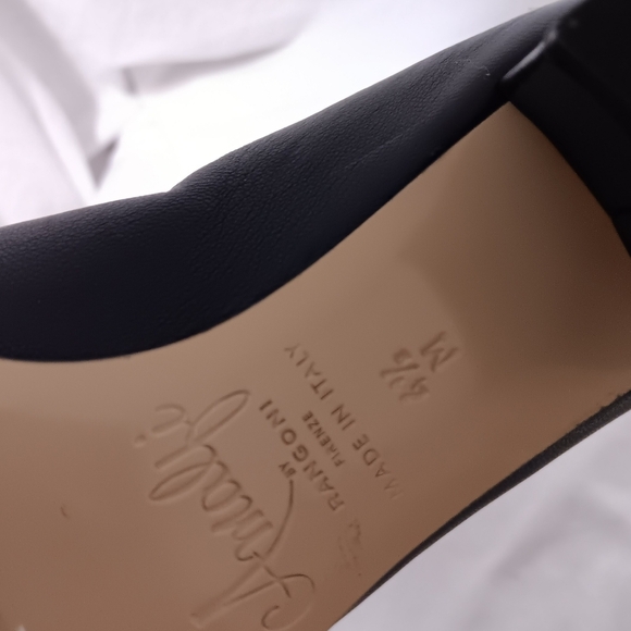 Amalfi by Rangoni Women’s Shoes Navy Blue Pointed Toes Block Heels Size 4.5 - Picture 10 of 11